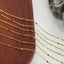 Simple rice bead splicing rice bead chain design drop glaze clip bead chain - Korvel