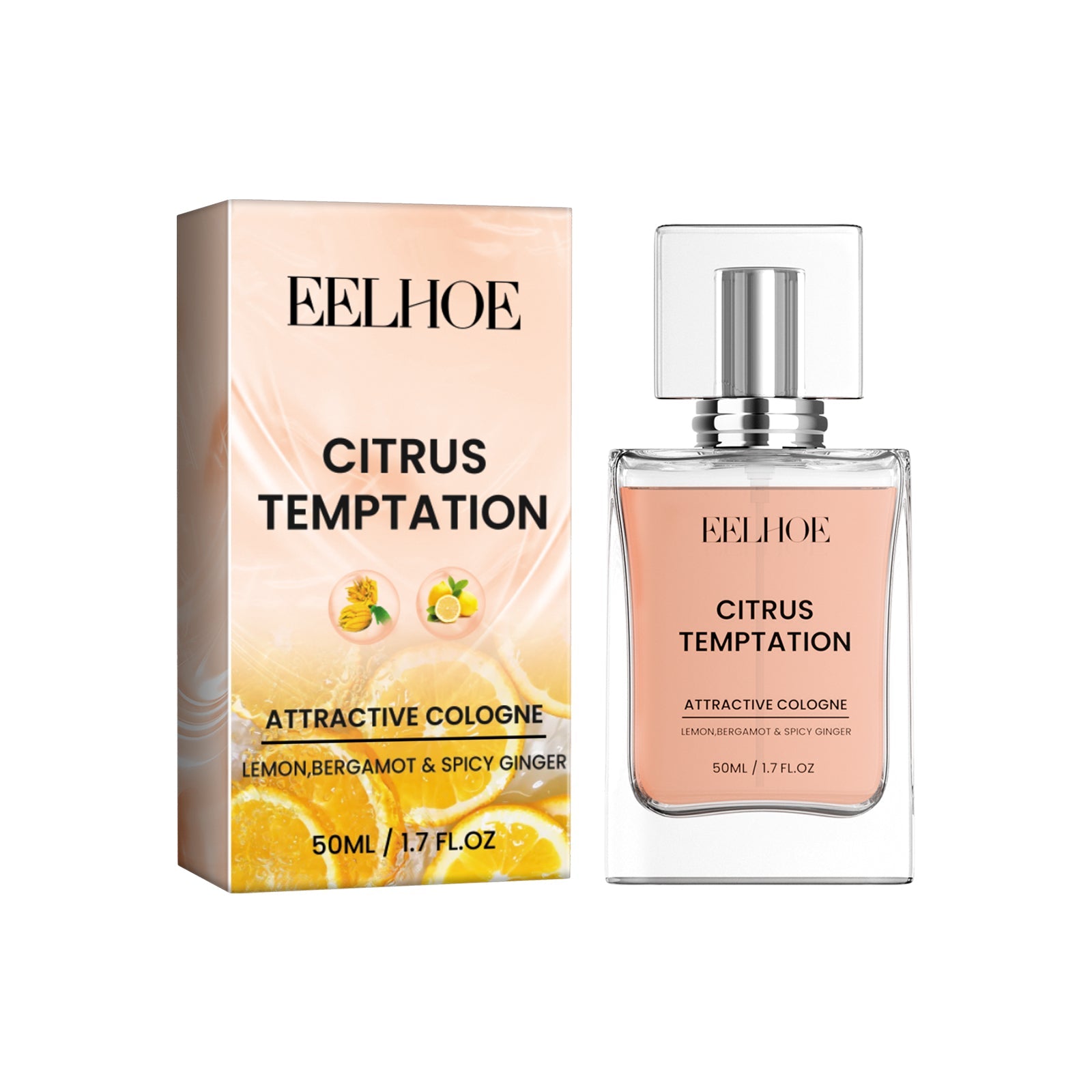 Citrus Temptation, Lasting Fragrance Couples Date Fragrance Natural And Fresh To Take With You - Korvel