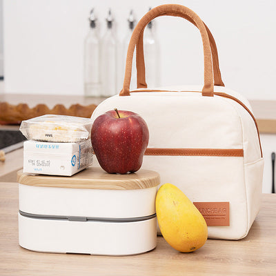 Trendy Waterproof Oxford Cloth Lunch Bag