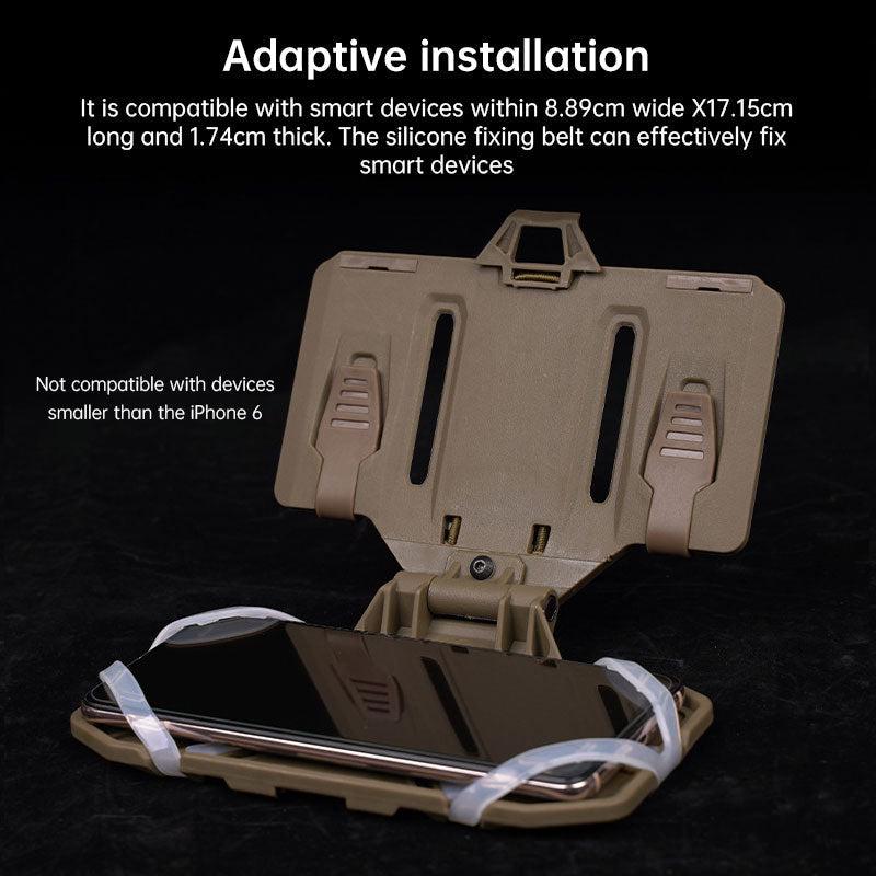 MOLLE mount war vest chest hanging universal chest mobile phone plate carrier folding navigation board - Korvel