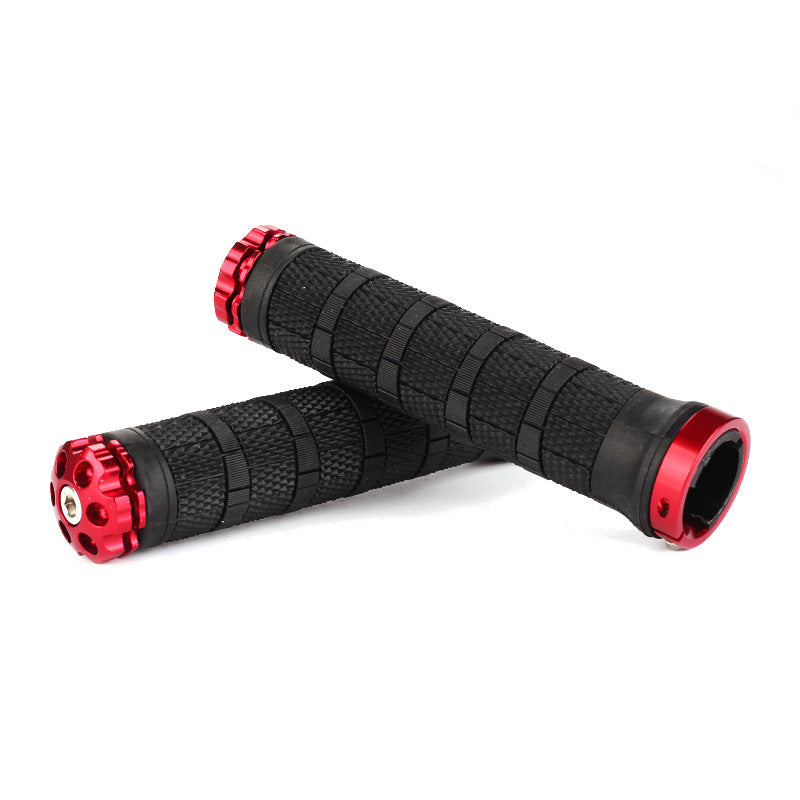 Mountain Bike Rubber Handle Aluminum Alloy Integrated Plug Lock Handle Riding Equipment Accessories - Korvel