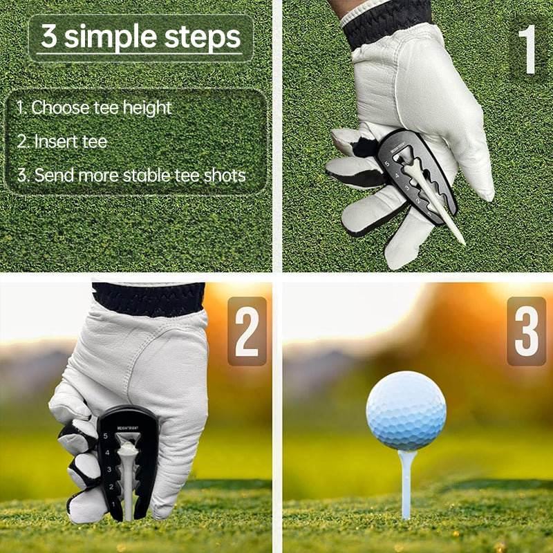 Adjustable Golf Tee Height Tool for Consistent Swings
