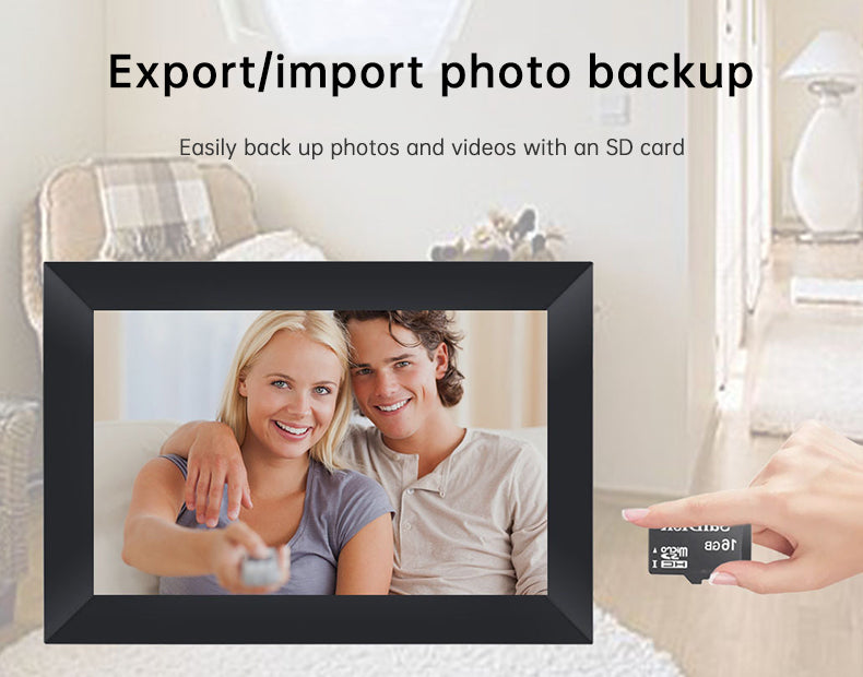 Frameo cloud photo frame WiFi digital photo frame 16G memory smart photo album - Korvel