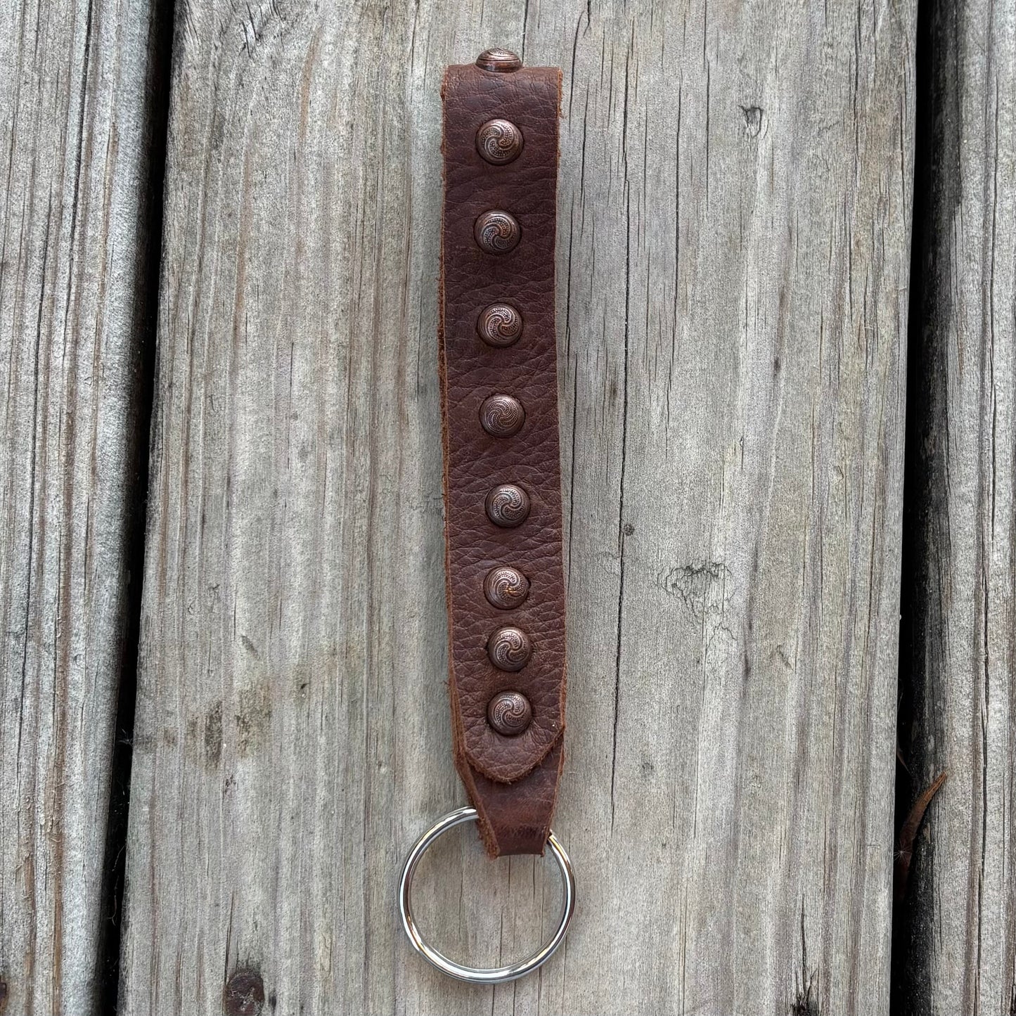 Stylish Leather Keychain Wristlets with Unique Designs - Korvel