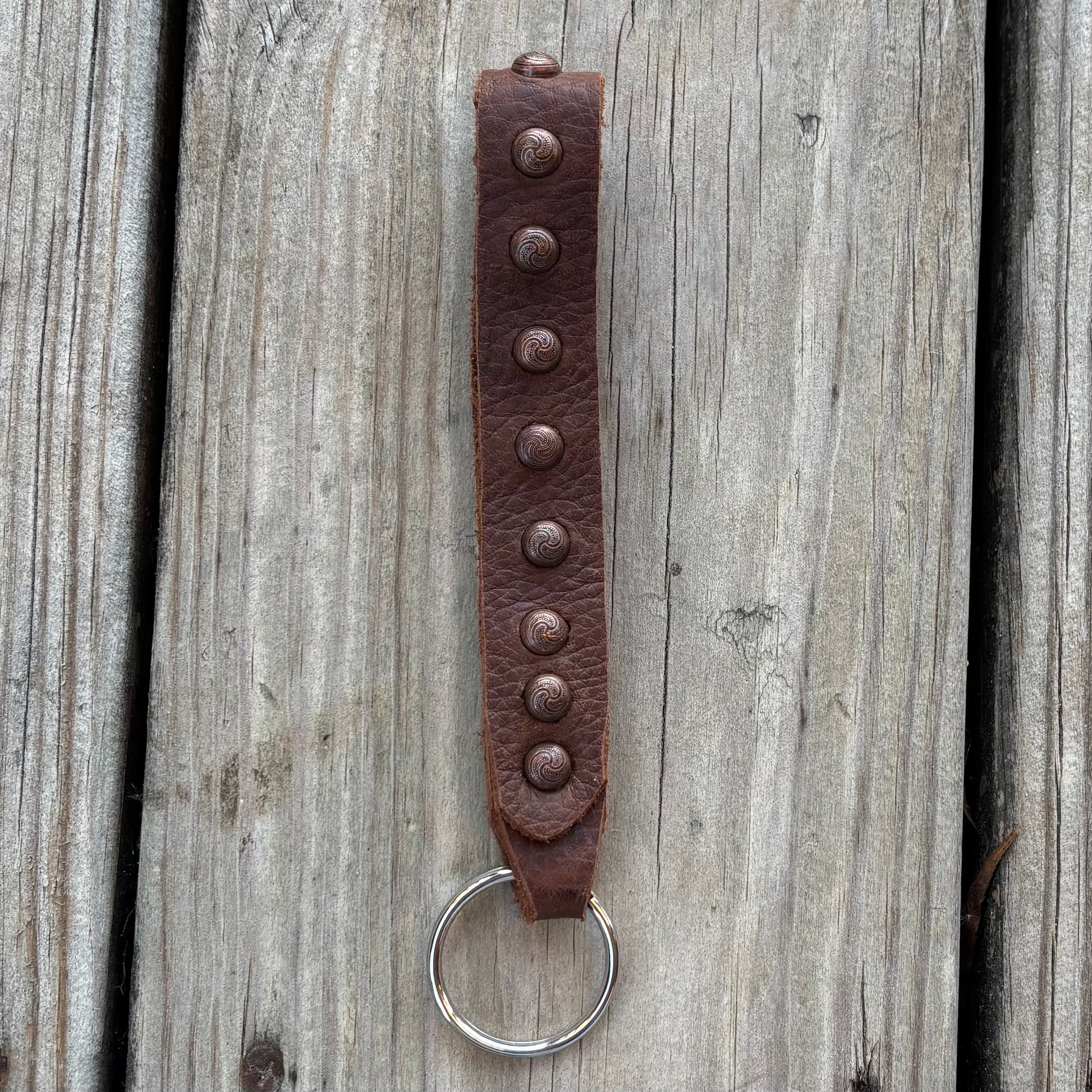 Stylish Leather Keychain Wristlets with Unique Designs - Korvel