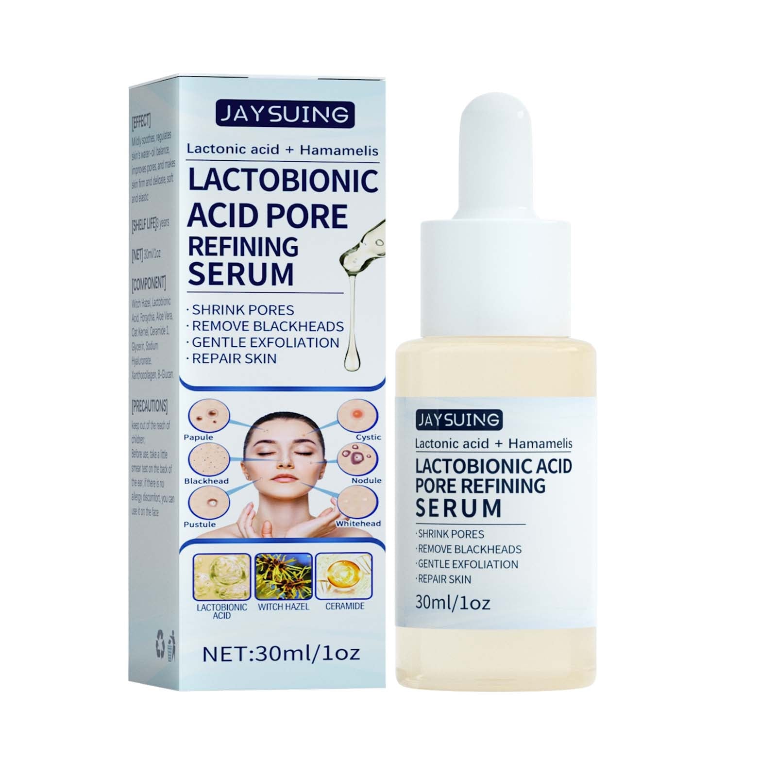Lactose Solution, Exfoliate Remove Blackheads Shrink Pores Clean And Moisturize SkinEssence - Korvel