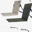 Outdoor camping backrest cushion chair portable folding chair tent leisure chair balcony park lawn picnic chair - Korvel