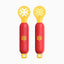 Rice paste complementary food spoon hole shaped children's tableware wholesale mother and baby products silicone grinding gum - Korvel