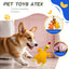 Pet Dog Toy Squeaky Chicken Latex Chew-Resistant for Large and Medium Dogs Boredom Relief Sound-Making Toy for Puppies - Korvel