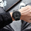 Men's dual display waterproof electronic watch, outdoor sports timing multifunctional quartz electronic watch, shock resistant student watch - Korvel
