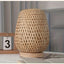 Retro Japanese Style Lamp Bamboo Woven Desk Lamp Handmade Rattan LED Desk Lamp Wooden House Decoration Light - Korvel