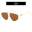 Irregular Frameless Sunglasses - UV400 Protection