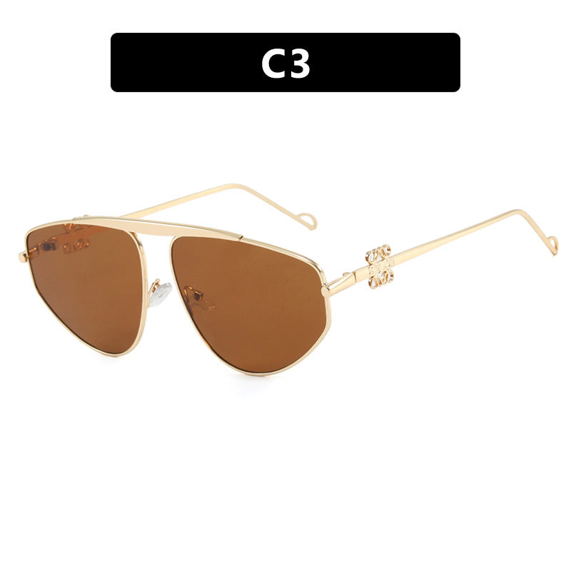 Irregular Frameless Sunglasses - UV400 Protection
