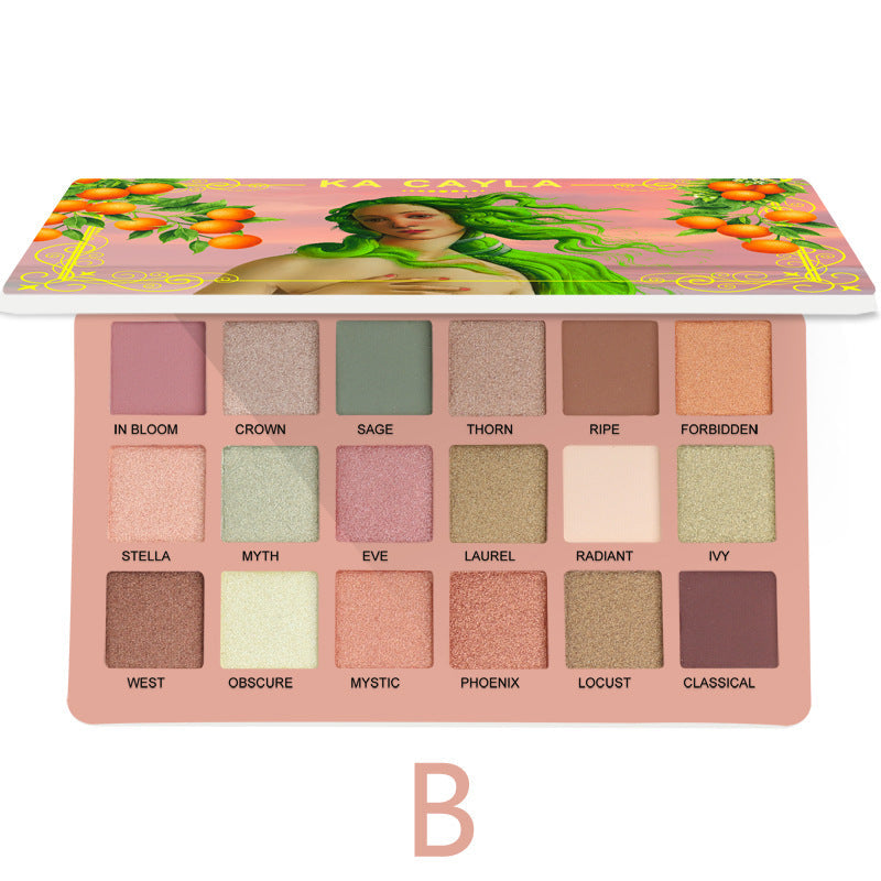 Palette de fards à paupières EVA KA CAYLA 18 teintes