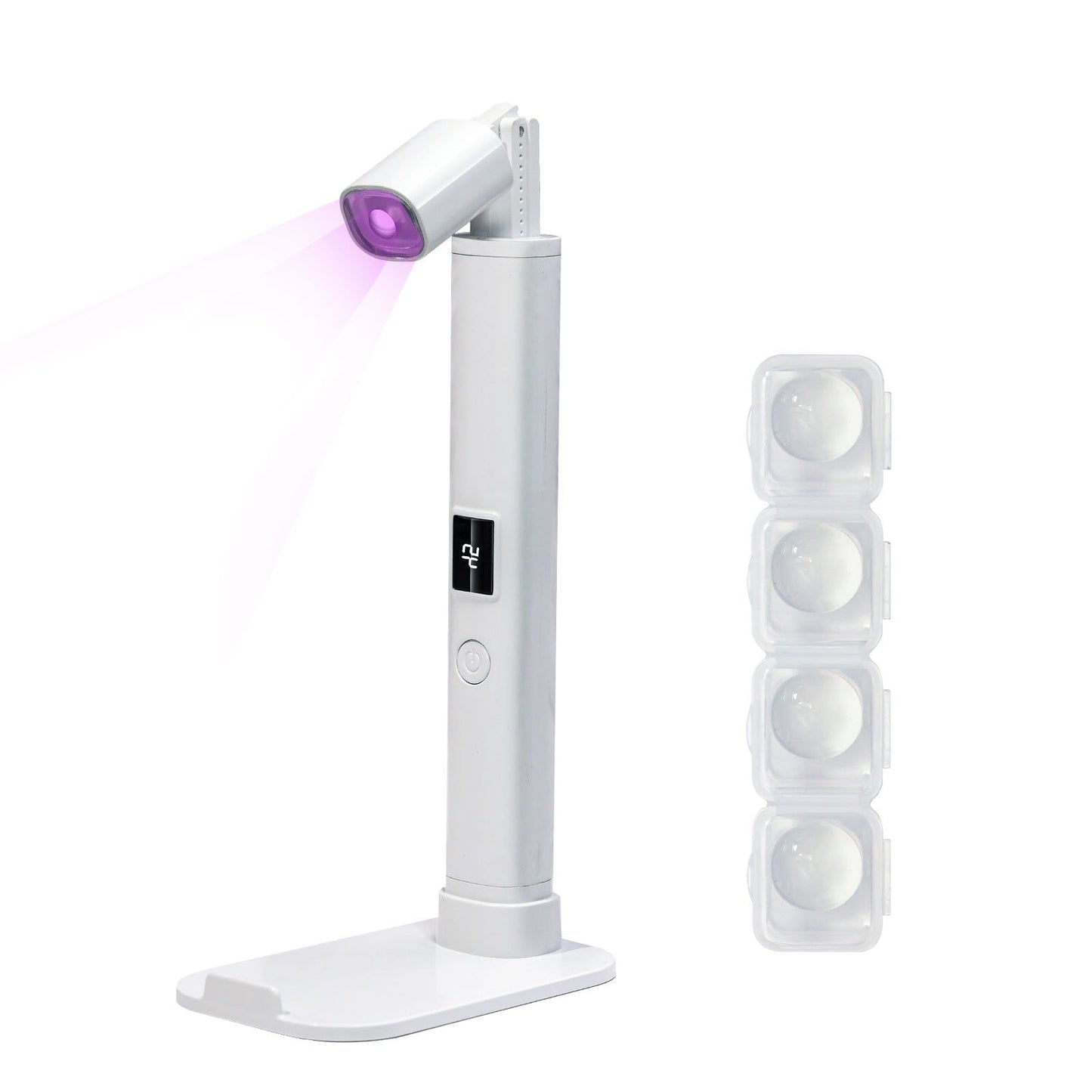 Mini UV Nail Lamp Dryer Machine Portable USB Rechargeable LED Nail Quick Drying Light Handheld Manicure Lamp For Gel Varnish - Korvel