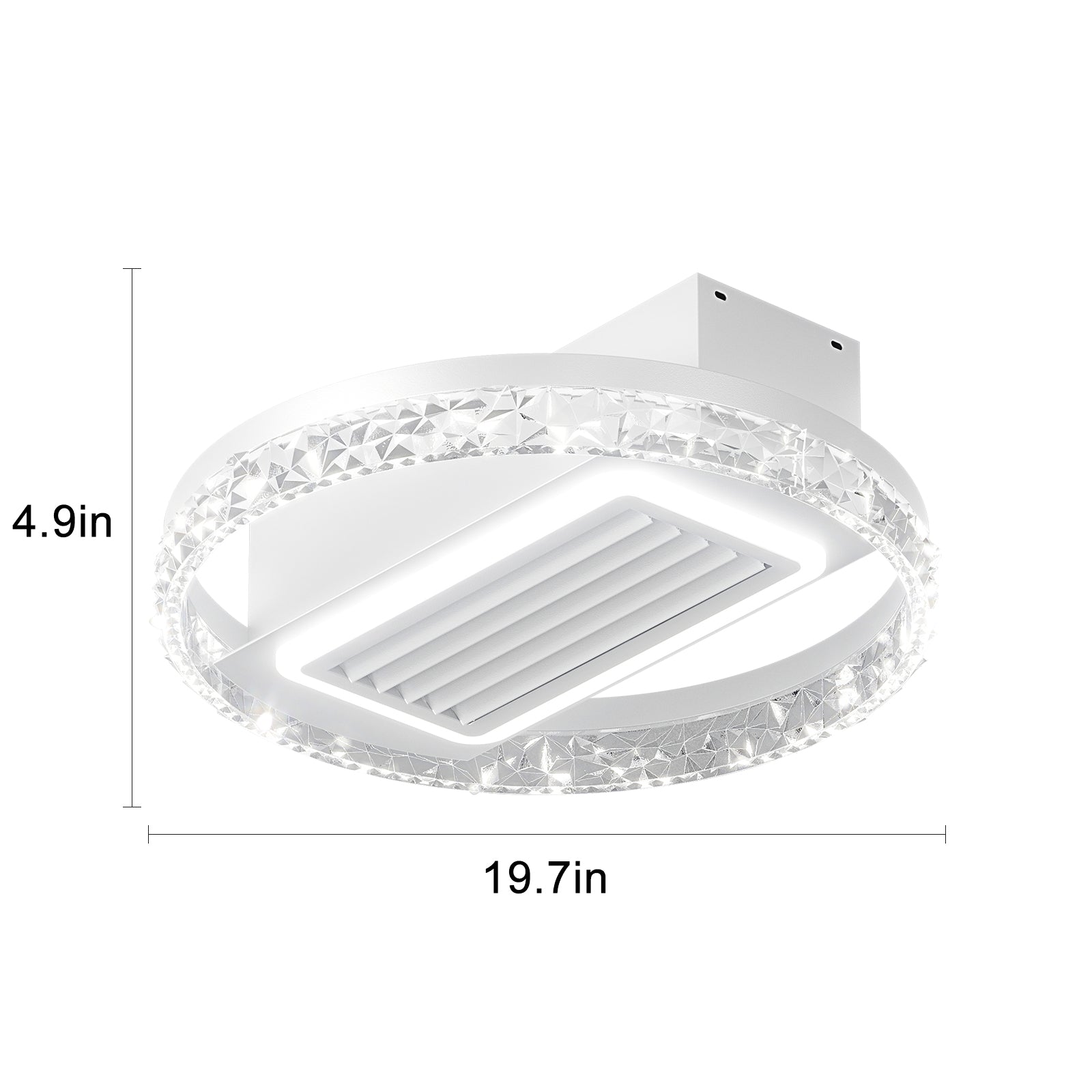 Bladeless Fan Lamp With Lights Dimmable  LED - Korvel