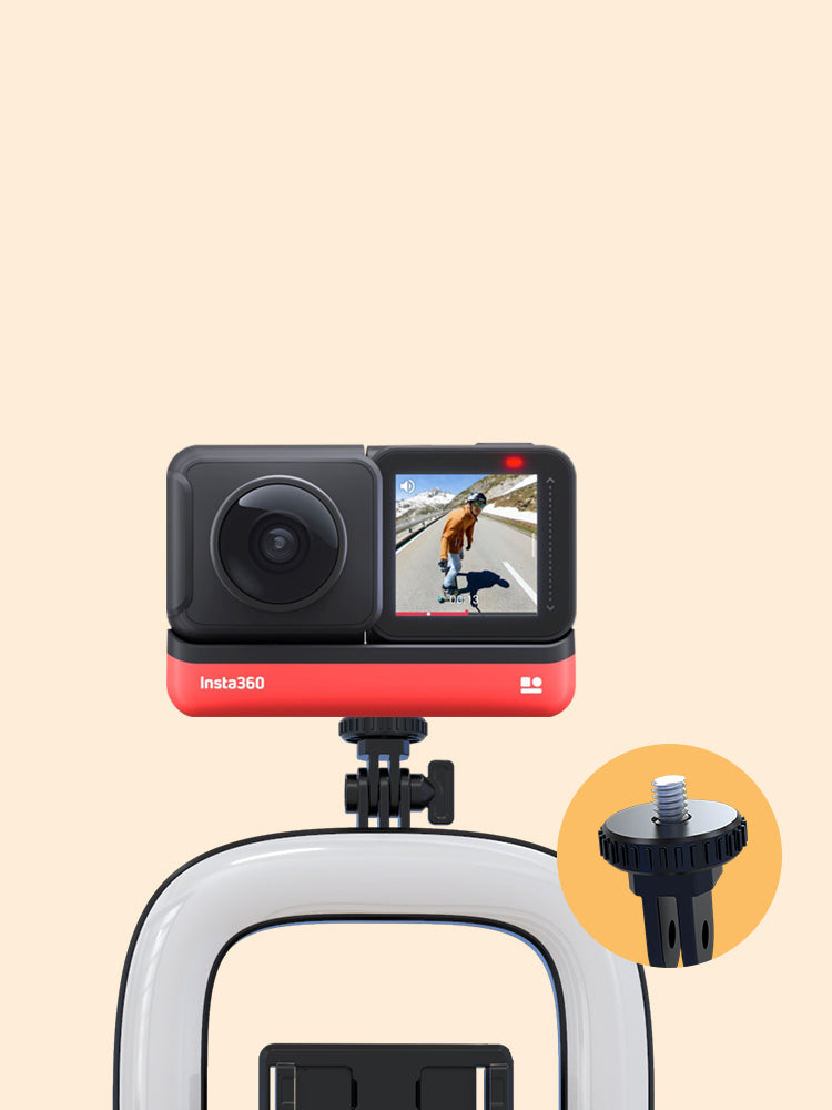 P40D Square Fill Light Selfie Stick - Portable 6-Inch Beauty Light