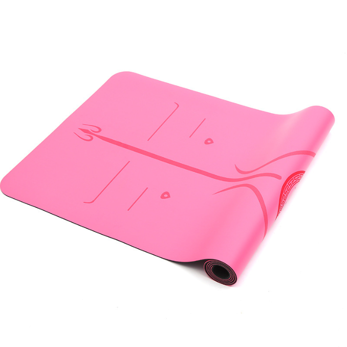 Natural rubber yoga mat PU professional non-slip yoga studio dedicated fitness mat male beginner yoga thickened - Korvel