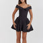Jupe Mini Plissée Noire Élégante pour Femmes