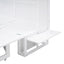 ueen Size Murphy Bed with Bookcase, Bedside Shelves and a Big Drawer, White - Korvel