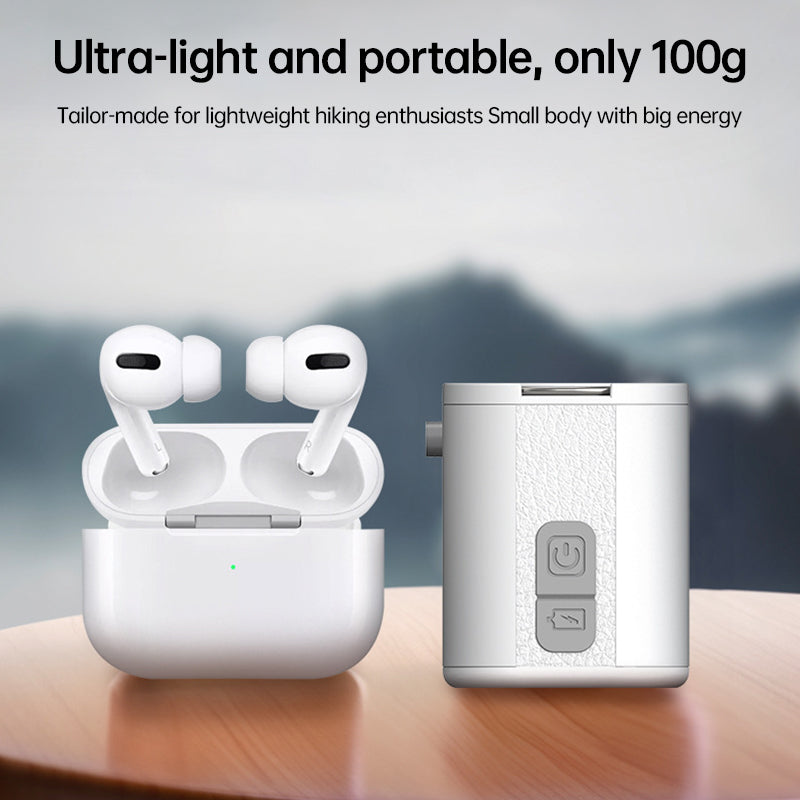 Mini Electric Pump for Inflating/Deflating Air Mattresses & Swimming Rings, Portable for Camping - Korvel