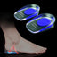 1pair Soft Silicone Gel Lnsoles Men Women TransparentRelieve Foot Pain Heel Lnsoles Foot Massager CareShoe Pad Foot Care Tool - Korvel