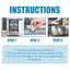 Dishwasher Dirt Remover Sheet, Clean Heavy Oil And Water Stains Odor Kitchen And Bath Home Dishwasher Cleaning Sheet - Korvel