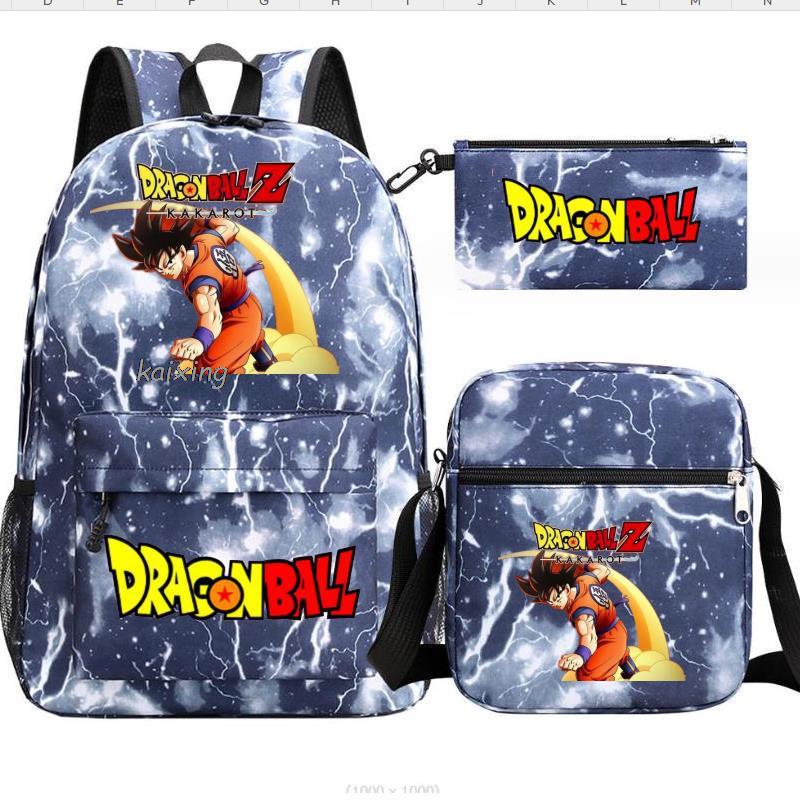 Youth Dragon Ball 3-Piece Backpack Set