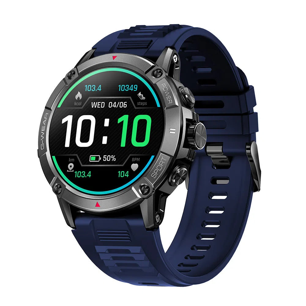 NX8 smartwatch 1.52 inch screen one click link Bluetooth call exercise heart rate detection IP68 waterproof - Korvel