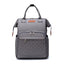 Lequeen Brand Diaper Bag Large Capacity USB Mummy Bag Travel Backpack Designer Nursing Bag for Baby Care - Korvel