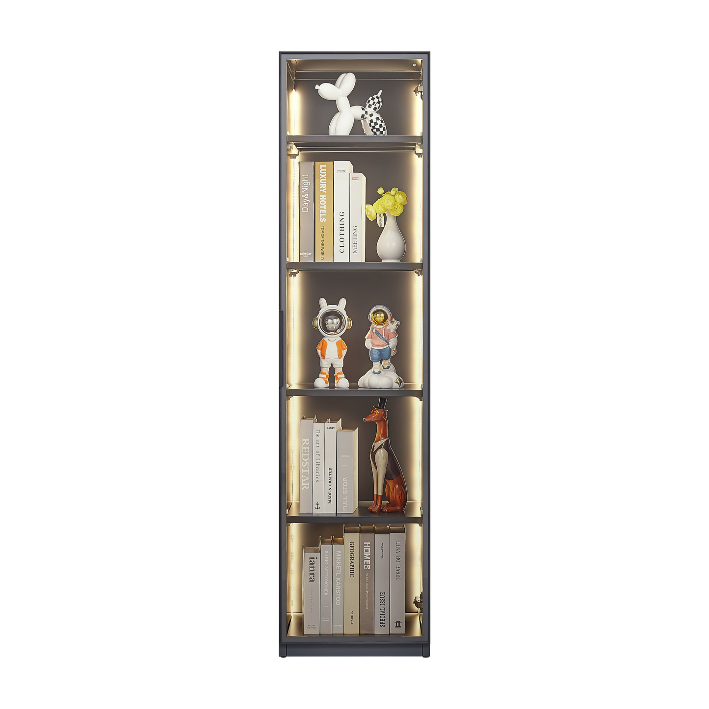 Single door display cabinet - Korvel