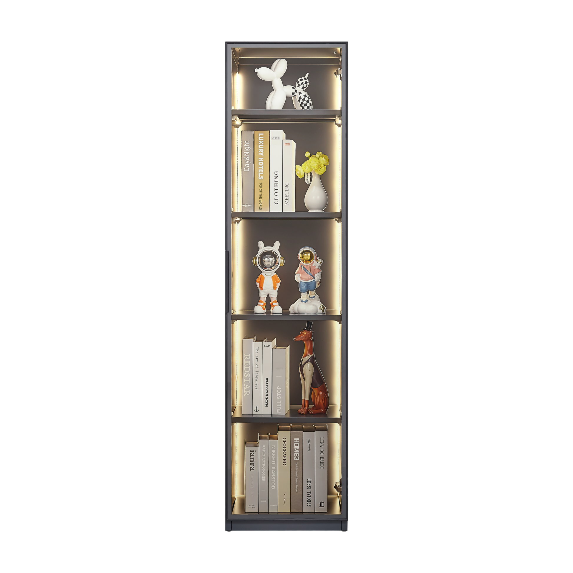 Single door display cabinet - Korvel