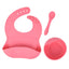 Premium Silicone Baby Feeding Set - 3-Piece Tableware