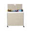 Premium Laundry Hamper with Lid and Wheels - 160L Grey