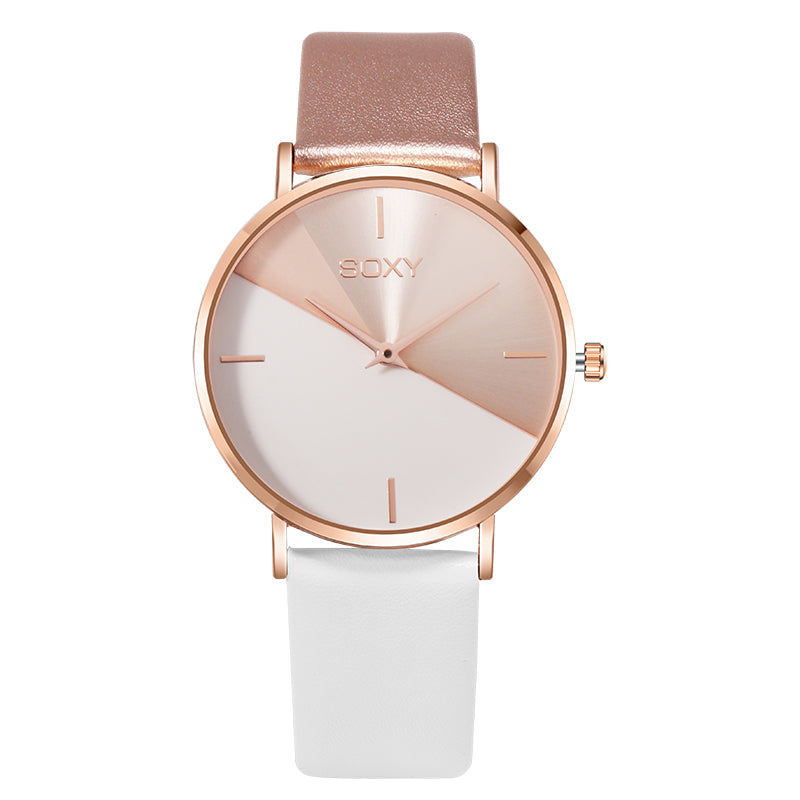 top brand women's watch leather rose gold dress female clock luxury brand design women watches simple fashion ladies watch - Korvel