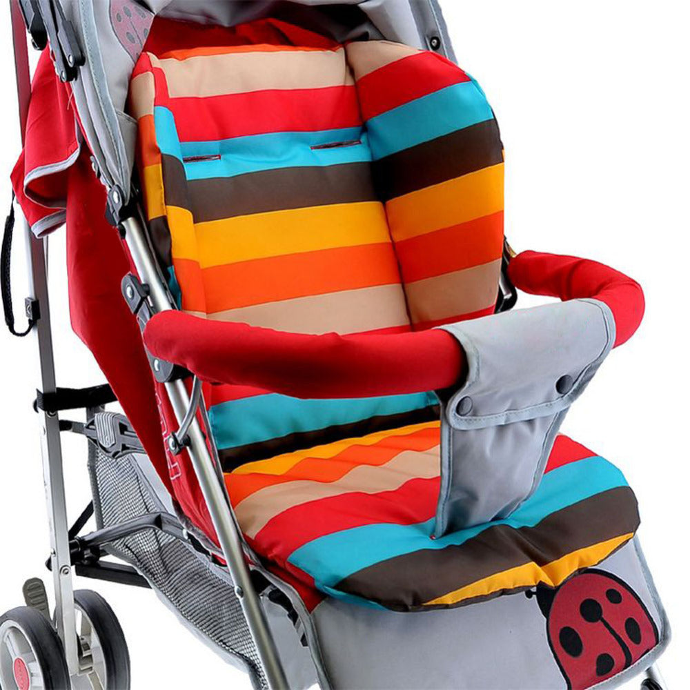 baby stroller Thick Colorful Baby Infant floor mat Breathable Stroller Padding Liner Car Seat Pushchair Pram Cushion Cotton Mat - Korvel
