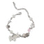 Ocean vacation style starfish versatile set, handmade small fresh pearl alloy necklace - Korvel