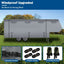 Umbrauto 5th Wheel RV Cover Upgraded 7 Layers Top Anti-UV Waterproof Breathable Camper Covers - Korvel