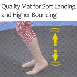 55'' Toddlers Trampoline with Safety Enclosure Net and Balls, Indoor Outdoor Mini Trampoline for Kids - Korvel