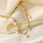 Elegant Pearl 18K Gold-Plated Charm Anklet