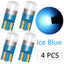 10PCS T10 W5W Led 3030 1SMD Wedge Bulb Auto Dome Reading Car Light Sidemarker Sidelight Parking Lights 194 168 Lamp Bulbs - Korvel