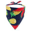 Bandana pour chien en coton premium style fruit