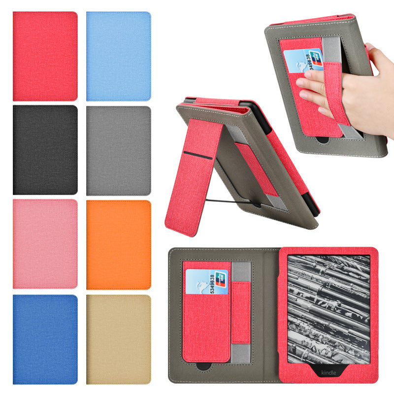 Suitable For Kindle Paper White5 Cloth Pattern Bracket Protective Cover 6.8 Inch 11th KPW5 Hand-Held Card Holder - Korvel