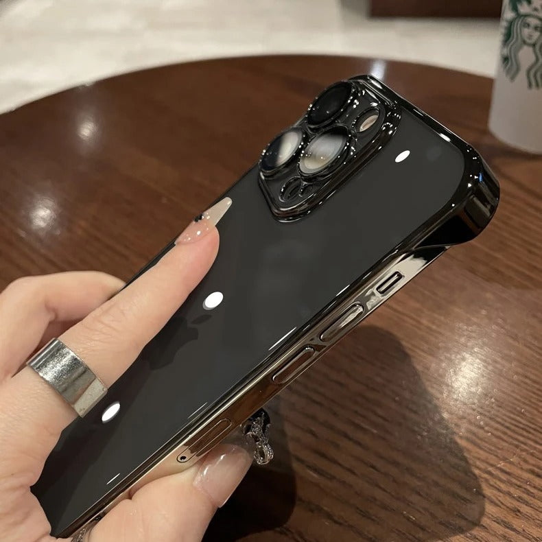 Coque ultra-fine sans cadre électroplaquée pour iPhone 16