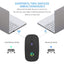 Wireless Mouse Bluetooth RGB Rechargeable Mouse Wireless Computer Silent Mause LED Backlit Ergonomic Gaming Mouse For Laptop PC - Korvel