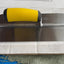High Quality Stainless Trimming shovel, 35 Cm x 5 cm, very suitable for buckets, slate, plaster, concrete, curved handle, high c - Korvel