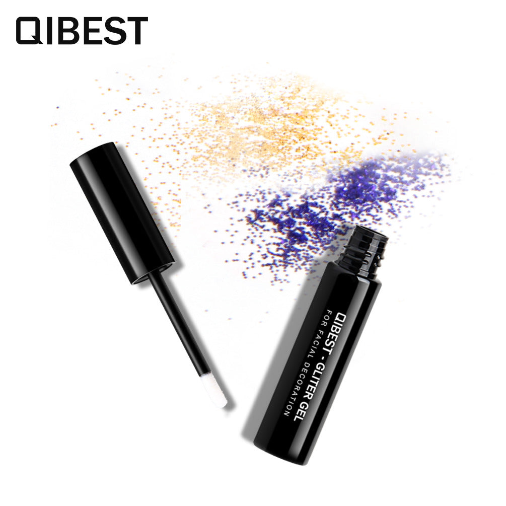 Adhesivo para Sombra de Ojos con Brillo de Secado Rápido QIBEST