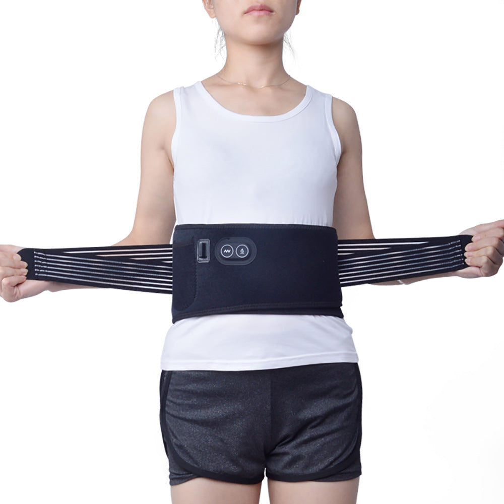 Electric Heating Waist Protection Vibration Massage Lumbar Protrusion Lumbar Vertebra Warm Compress Moxibustion Health Care Protective Belt - Korvel