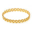 Bracelet en acier inoxydable plaqué or 18K en forme de cœur
