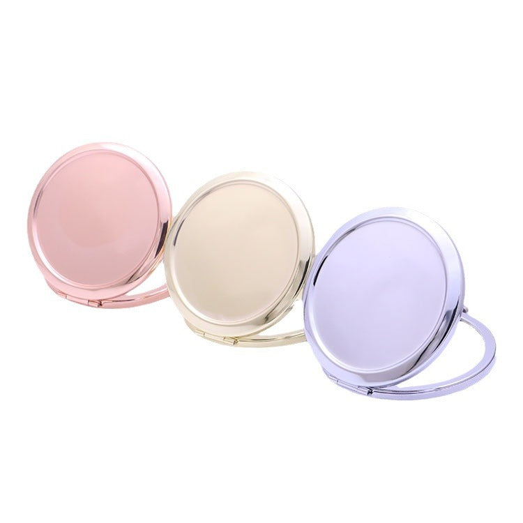 Mini Pocket Cosmetic Compact Mirror Foldable Double Sides Pocket Mirror Girl Beauty Tools - Korvel